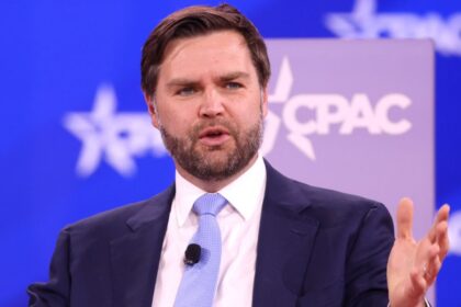 JD Vance heckled over Iran war claims at TPUSA event. (Flickr/ Gage Skidmore).