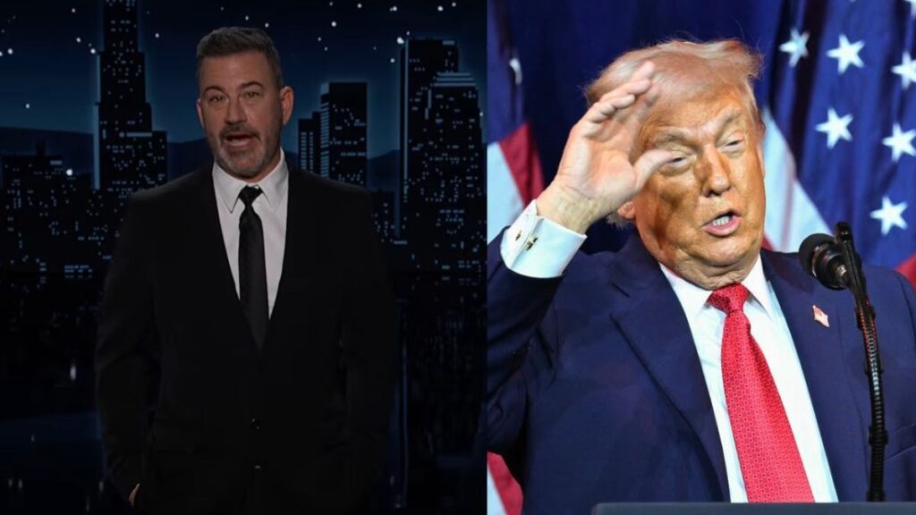Jimmy Kimmel criticized Donald Trump for almost ruining his vacation in Vegas