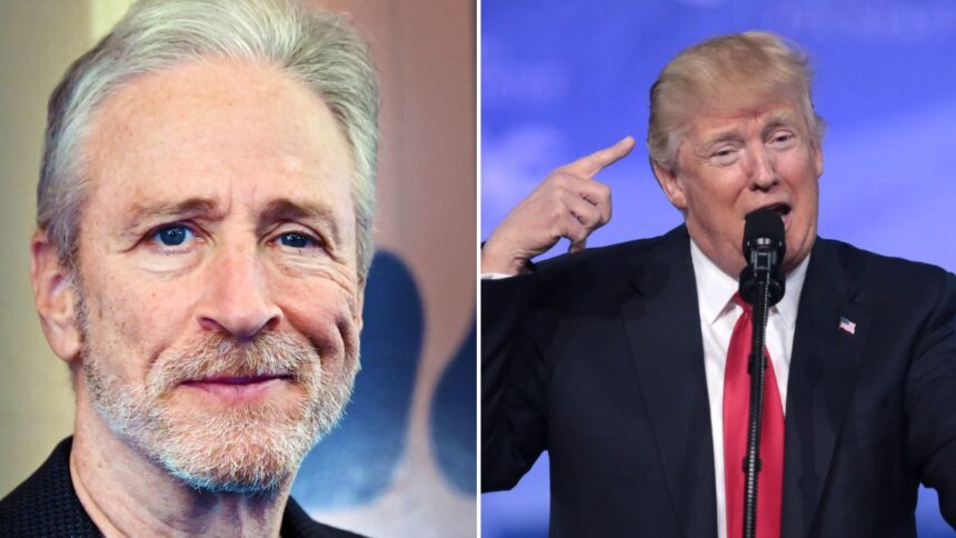 Jon Stewart calls Donald Trump a 'nuclear-armed man baby'