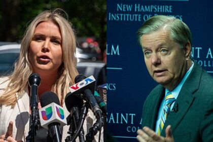 Karoline Leavitt and Lindsey Graham