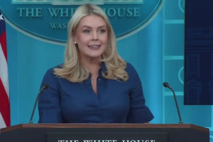 Karoline Leavitt addressed the press over the recent ceasefire.