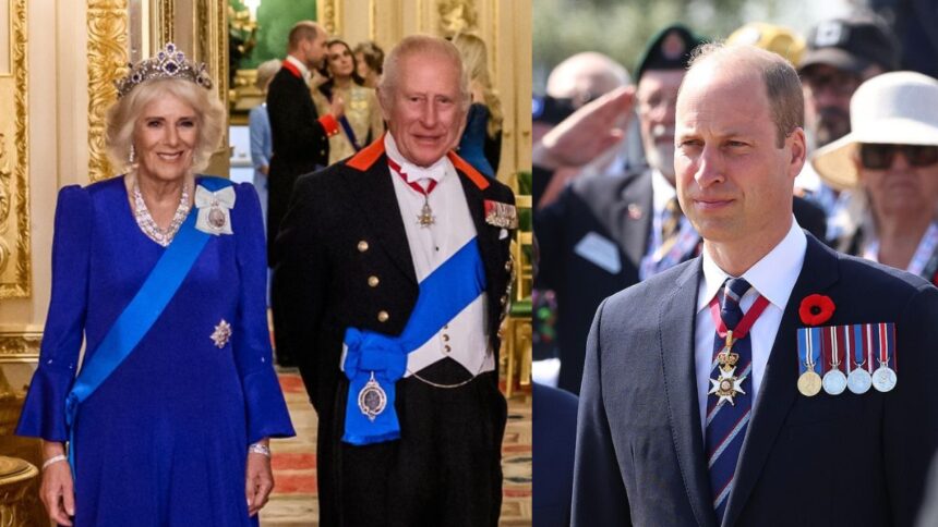 King Charles is anxious about Queen Camilla's fate if Prince William takes over the throne