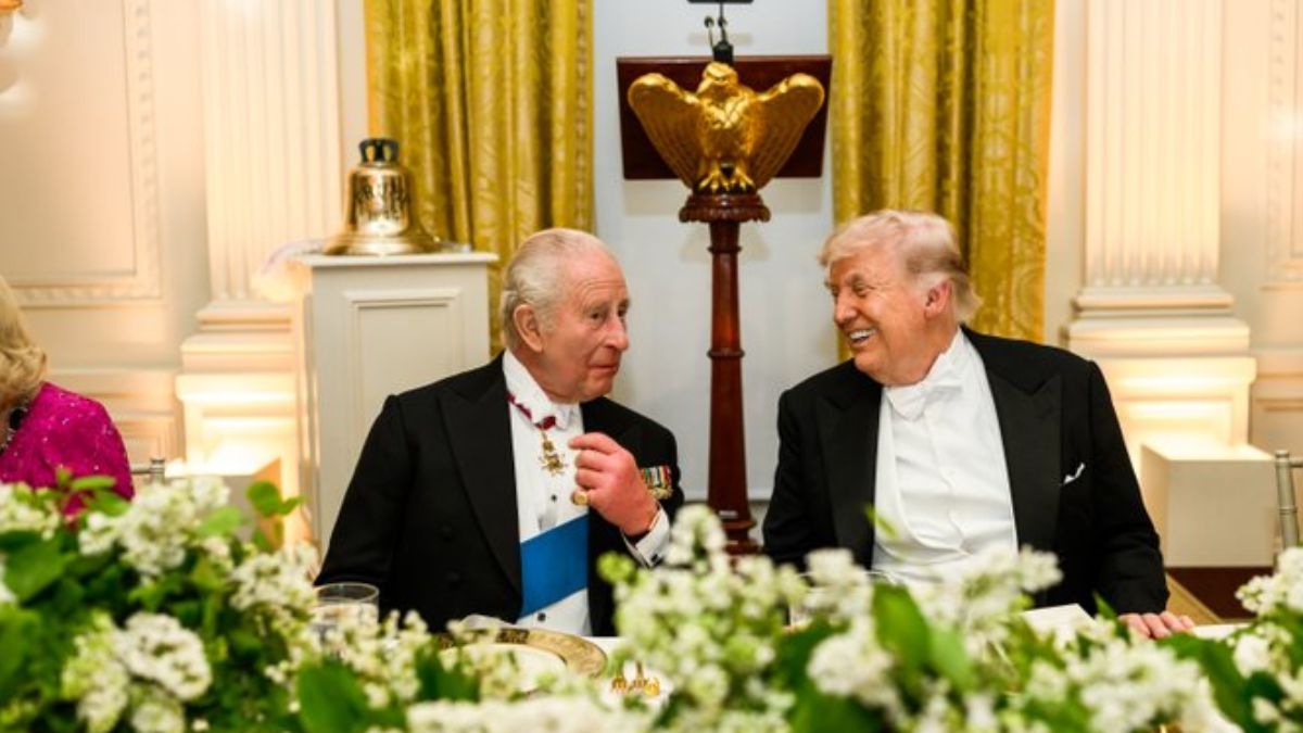 King Charles Jokes About Britain Burning Down the White House During U.S. Visit