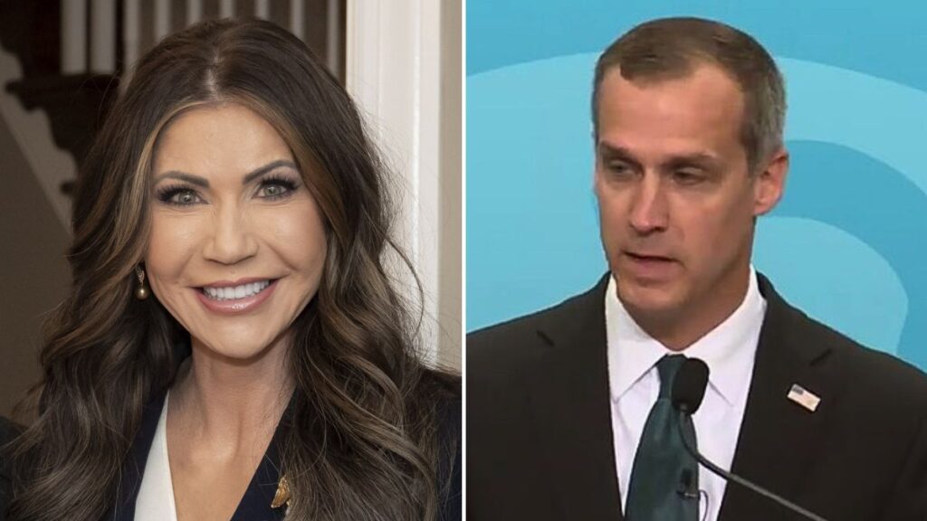 Kristi Noem finds support in Corey Lewandowski as her husband's secrets go public