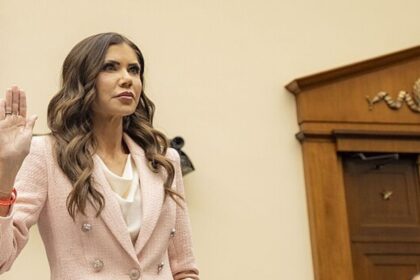 Kristi Noem hasn’t vacated the military residence