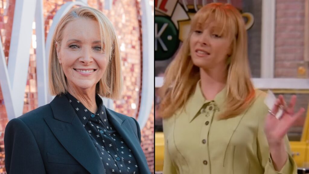 Lisa Kudrow looks back at her time on Friends as Phoebe Buffay.