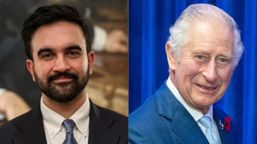 NYC Mayor Zohran Mamdani (L) met with King Charles III (R) at the National 9/11 Memorial in New York. (Image Credit: The White House/ Wikimedia Commons)
