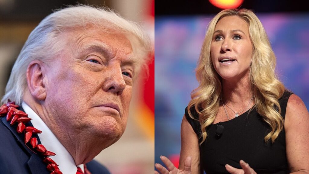 Marjorie Taylor Greene said Trump blamed her for the death threats