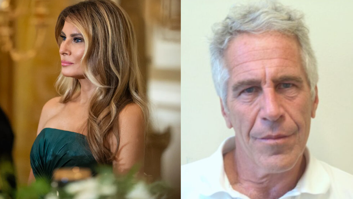 Melania Trump denied all Epstein affiliation rumors during the briefing.