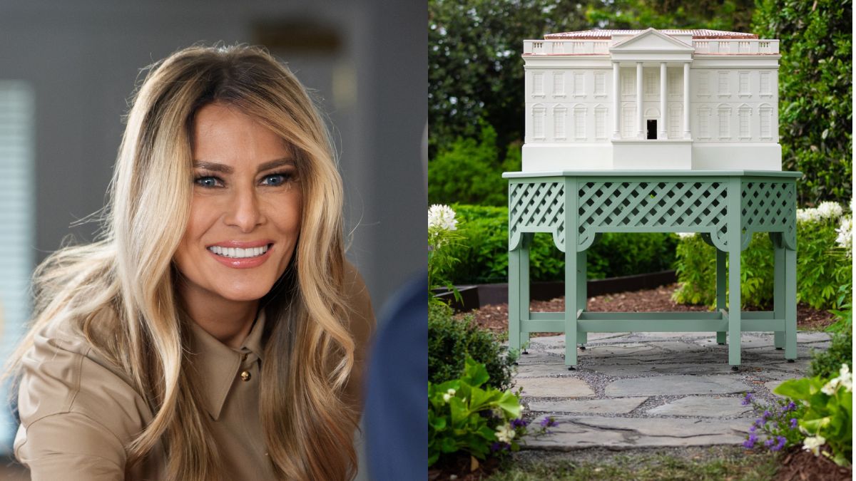 Melania Trump Adds Mini White House Beehive to South Lawn
