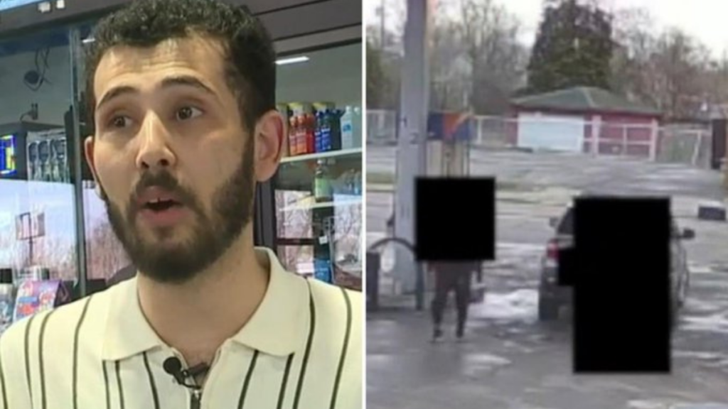 Michigan gas station clerk saves girl after her silent plea for help.