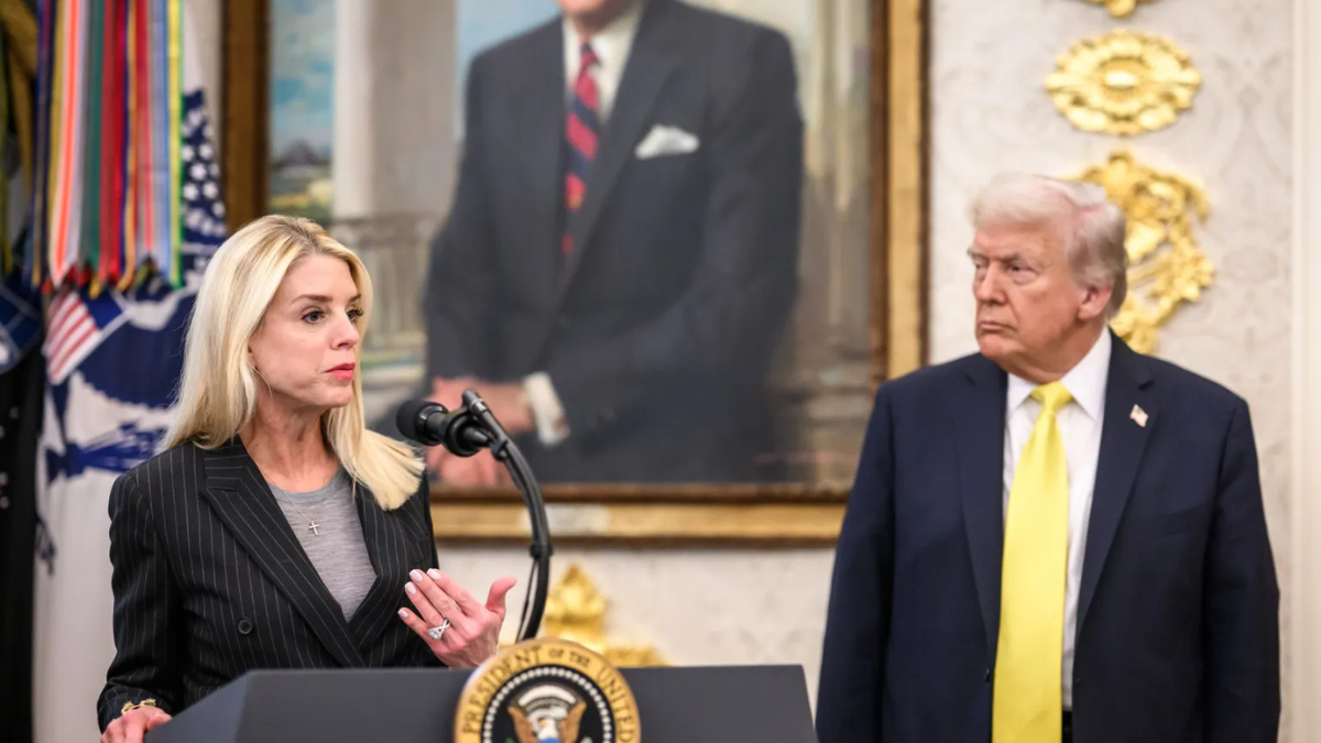 Donald Trump fired Pam Bondi on April 2