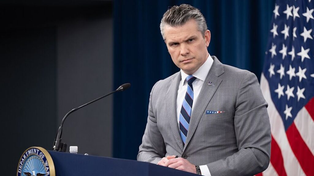 Pete Hegseth refused to answer a question on Trump's mental stability