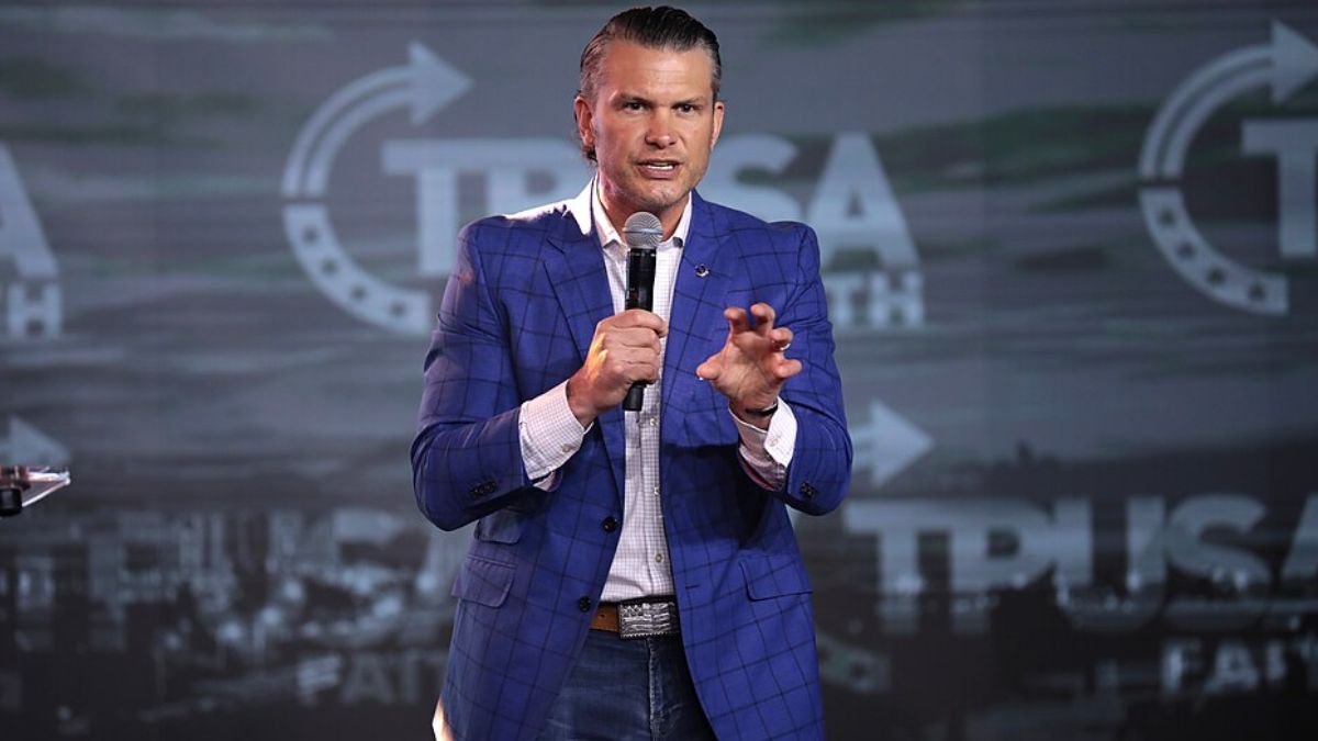 Pete Hegseth Delivers Speech Praising Trump's Leadership in Military Context