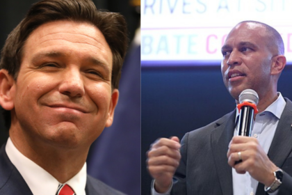 Ron DeSantis dares Hakeem Jeffries to come to Florida.