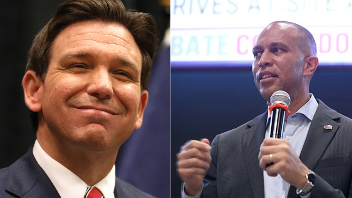 Ron DeSantis Fires Back At Hakeem Jeffries ‘F Around And Find Out’ Florida Challenge