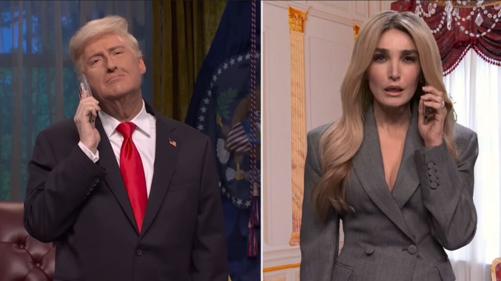 SNL Mimicked Donald Trump and Melania Trump's alleged conversation before her statement.