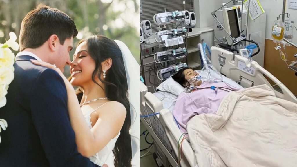 A woman's honeymoon takes a life threatening turn