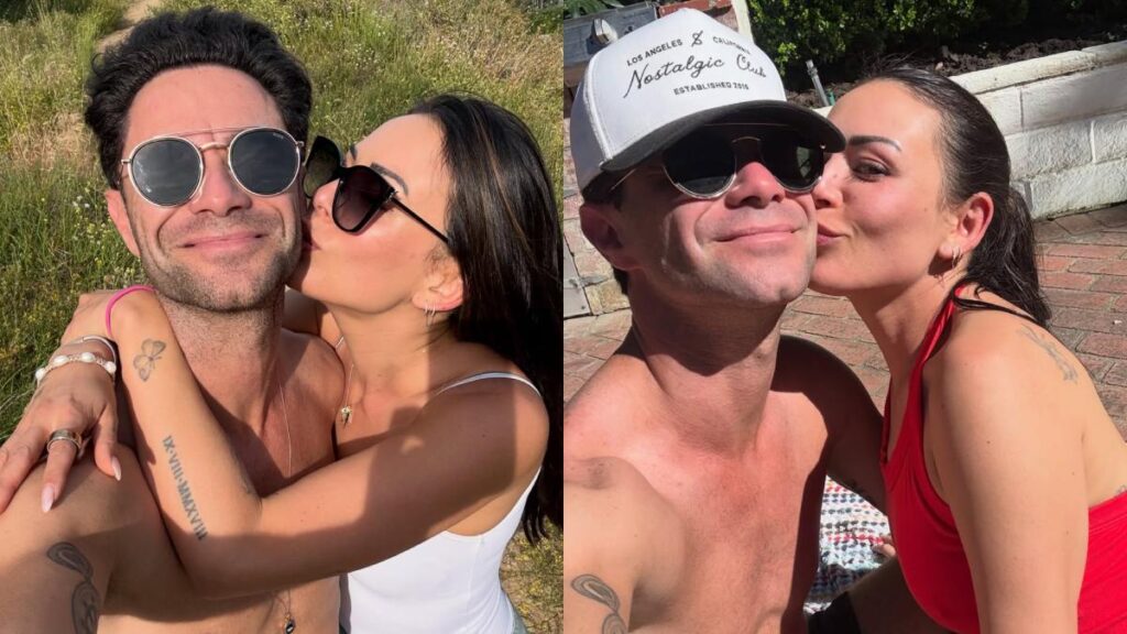 Sasha Farber and Janel Parrish