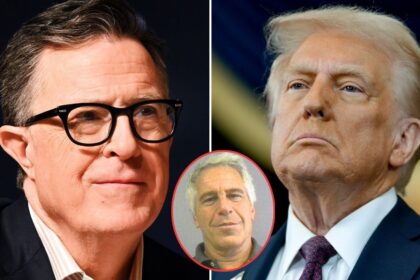Stephen Colbert delivered a monologue on Donald Trump’s latest remarks with an Epstein mention