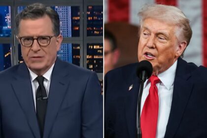 Stephen Colbert had an optimistic response to Donald Trump's chilling threat.
