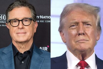 Stephen Colbert took a jab at Donald Trump excuse for Jesus photo