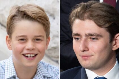 The internet raves over Prince George and Barron Trump's height.