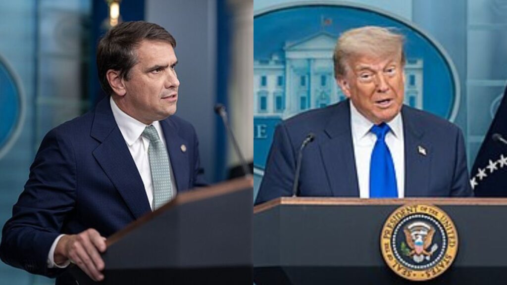 Todd Blanche and Donald Trump