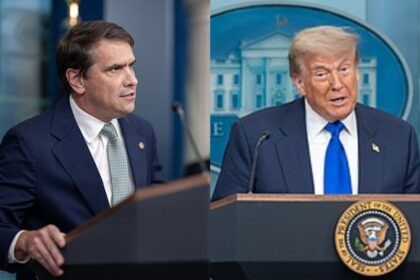 Todd Blanche and Donald Trump