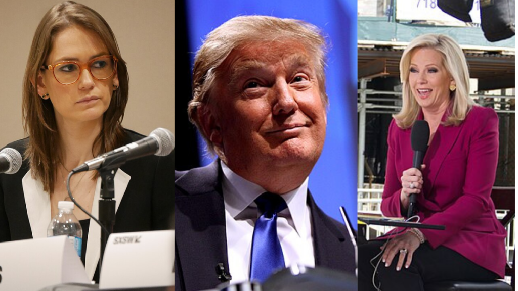 President Donald Trump blasts two Fox News hosts.