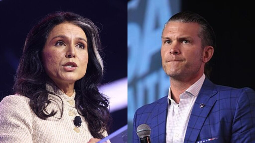 Tulsi Gabbard and Pete Hegseth