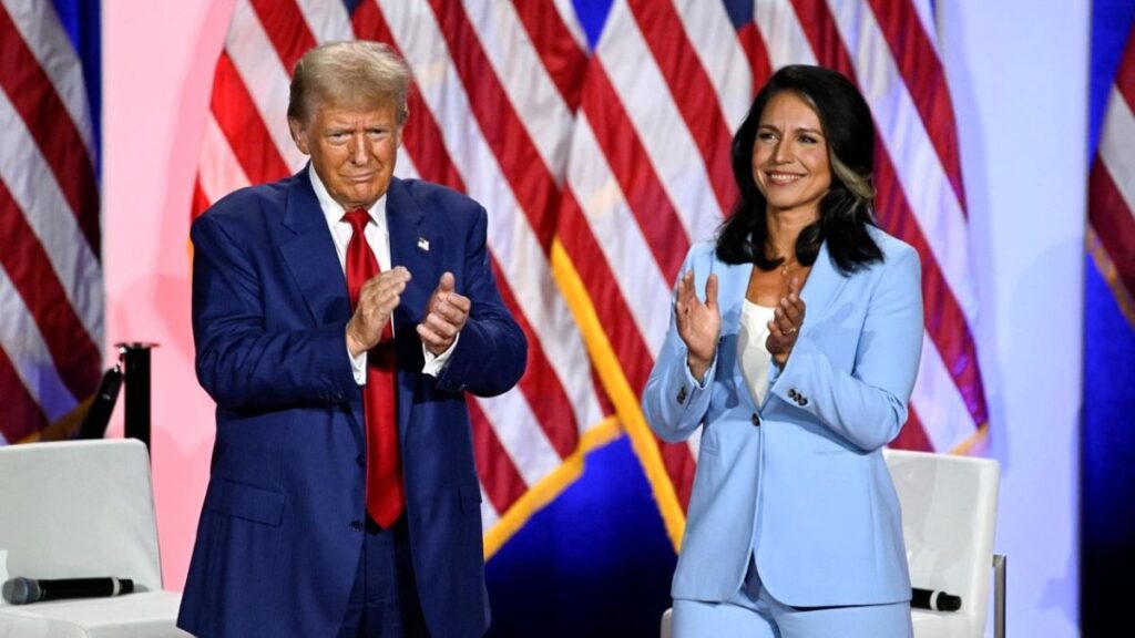 Tulsi Gabbard has called the Democrats to be working with the whistleblower to weaponize the information against Trump
