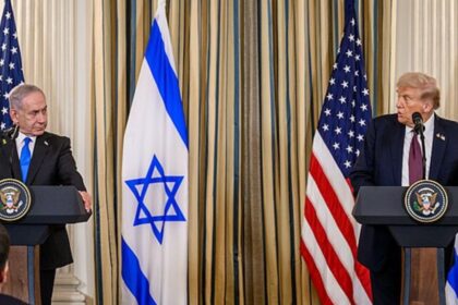 Donald Trump, Benjamin Netanyahu,
