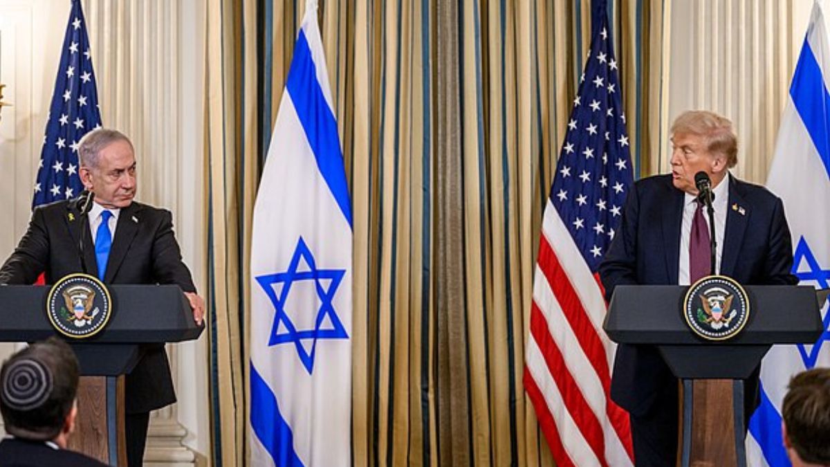 Donald Trump, Benjamin Netanyahu,