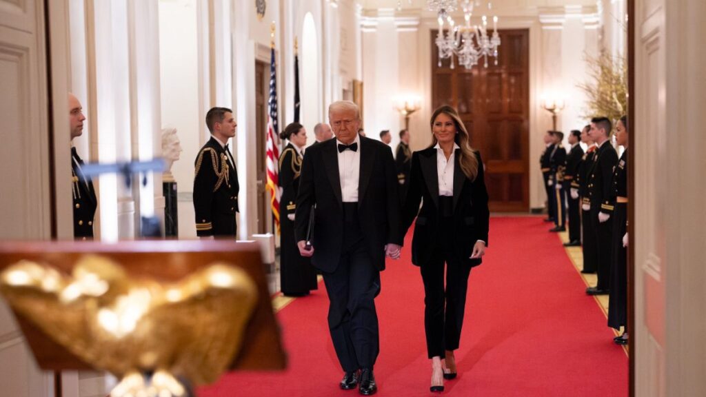 Melania and Donald Trump