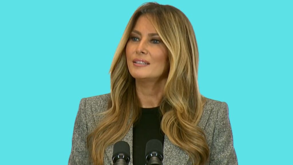 Melania Trump delivered an opening speech during Global Coalition Summit (@StateDept/X)