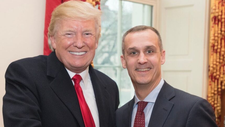 Kristi Noem, Donald Trump, Corey Lewandowski