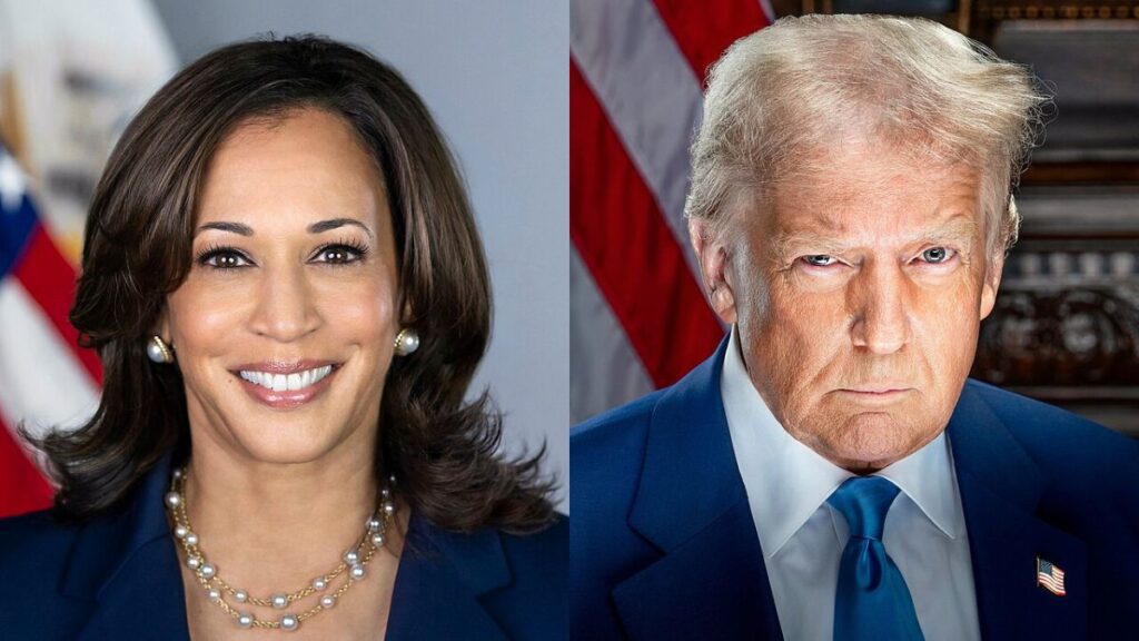 Kamala Harris, Donald Trump,