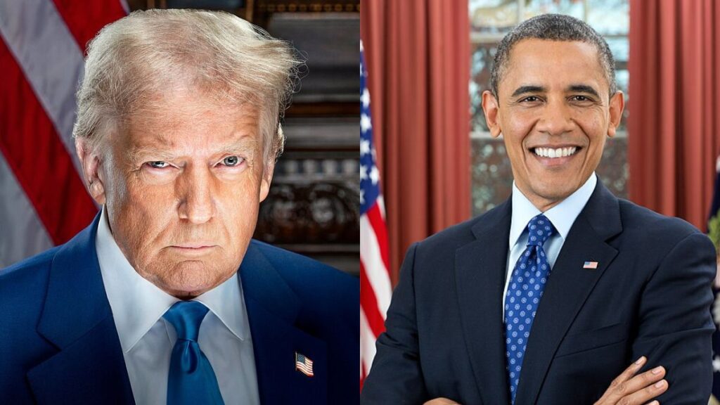 Donald Trump, Barack Obama,