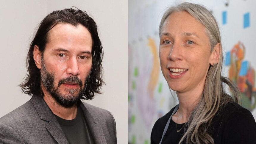 Keanu Reeves and Alexandra Grant