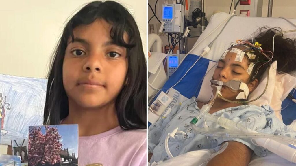 Police investigate after a 12-year-old girl dies following a school water bottle bullying attack
