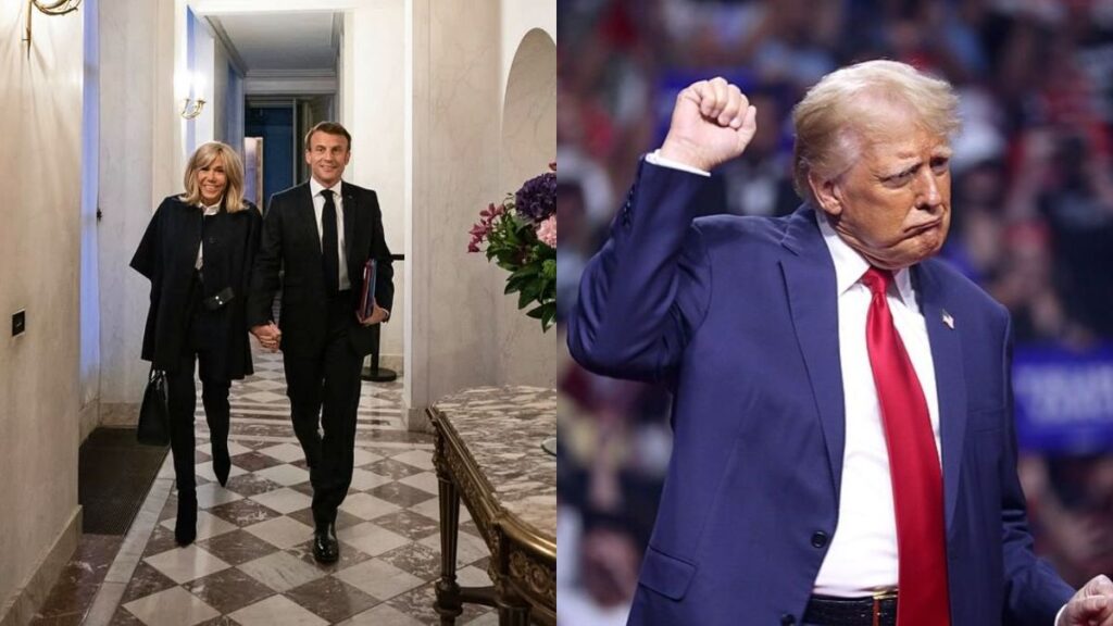 French President Emmanuel Macron responds to Donald Trump's comments about his marriage