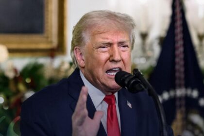 President Donald Trump slams another female reporter calling her a "fresh person"