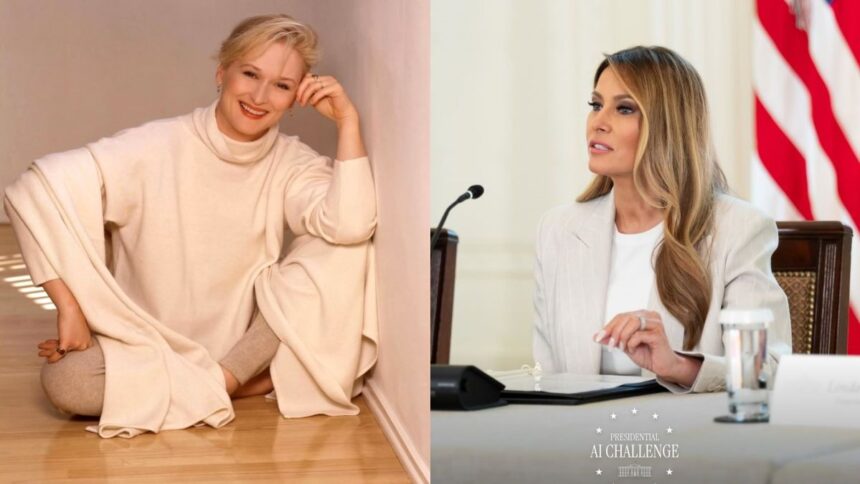 Meryl Streep slammed Melania Trump's fashion sense over controversial jacket
