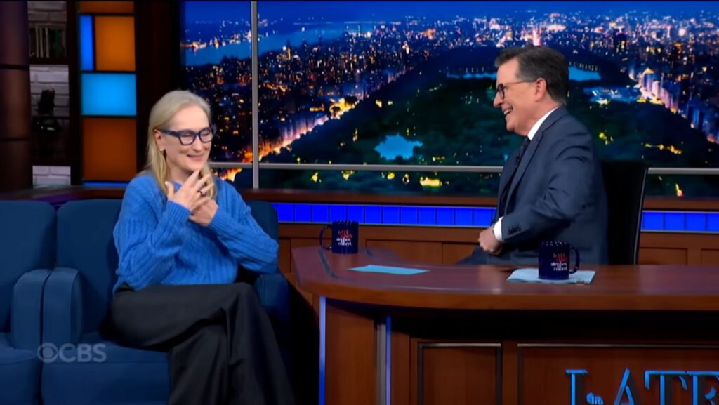 Meryl Streep appeared on The Late Show with Stephen Colbert and slammed Trump's SAVE Act