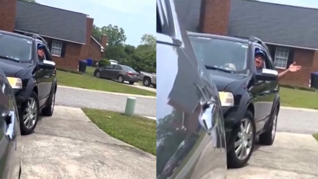 A white man followed a black woman to her house and the internet is now on a manhunt