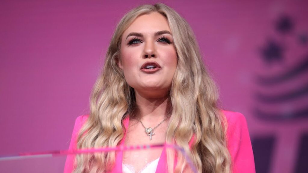Daughter of renowned filmmaker criticizes Erika Kirk's public actions in a social media post. (Image Credts: Flickr/ Gage Skidmore).