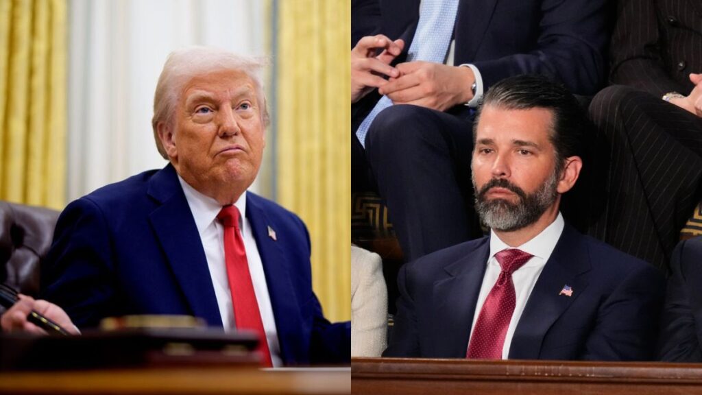 Donald Trump Jr's past comments come back to haunt him as the Iran war shows now signs of stopping