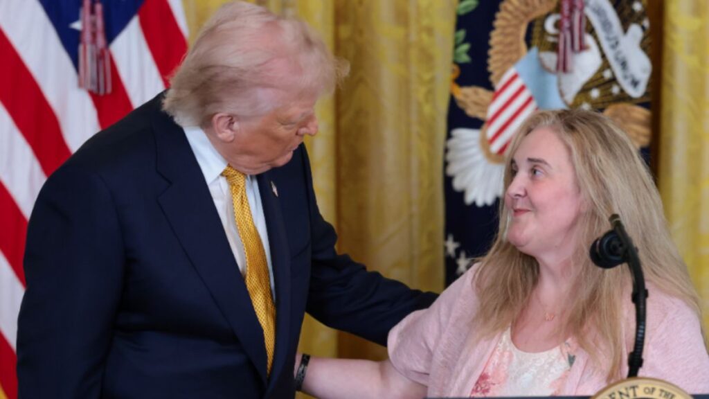 Donald Trump made the military mom address awkward with this one comment