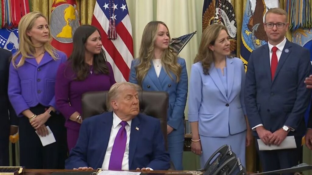 Donald Trump was caught on camera sleeping and the White House gave an absurd excuse for it